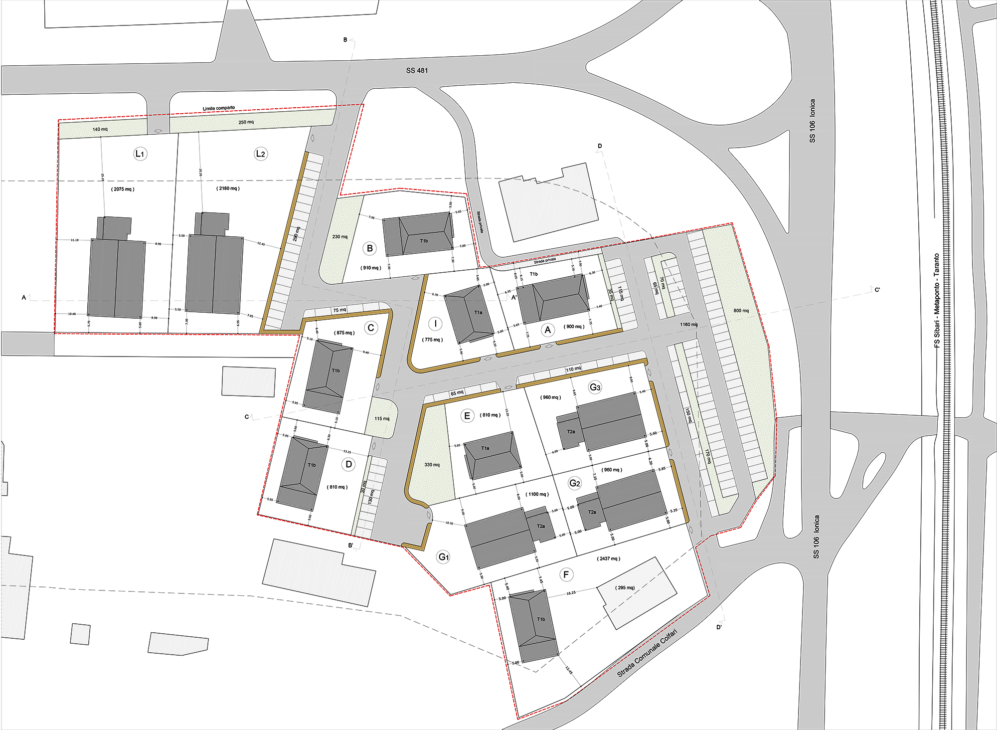 progettazione urbana Amendolara_piano attuativo